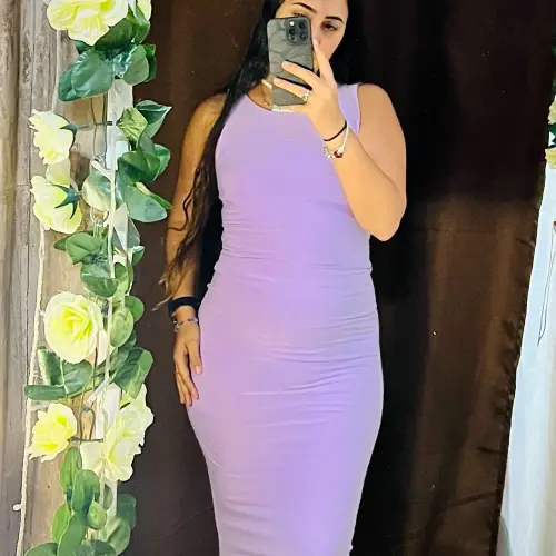 Vestido sencillo cuello redondo — imagen 1