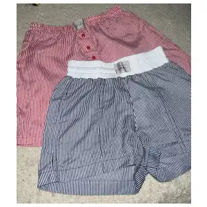 Short boxer estampado de rayas miniatura 1
