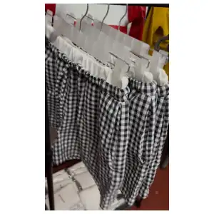 Shorts boxer doble fajín estampado de cuadros miniatura 7